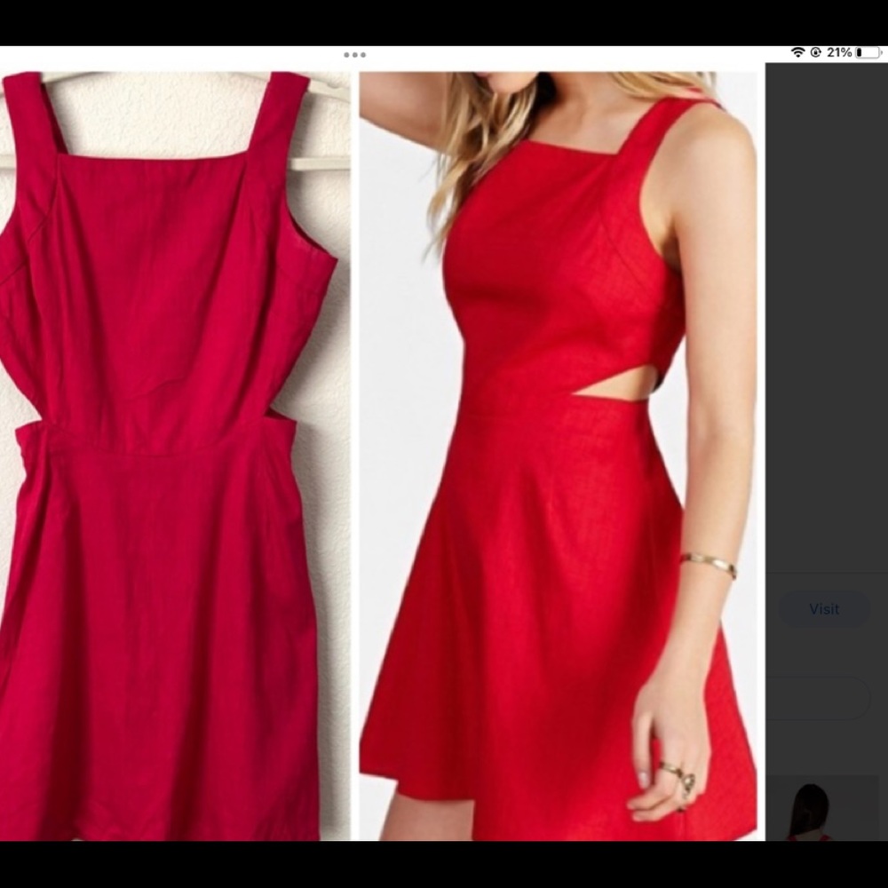 Red dress